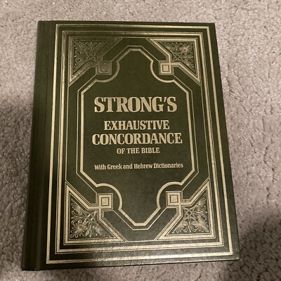 Strong's Exhaustive Concordance of the Bible with Greek Hebrew Dictionary 1979-image