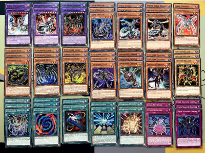 YUGIOH Cyberdark / Cyber Dragon 55 Cards Deck Core NEAR MINT 1st Ed - SPEED DUEL-image