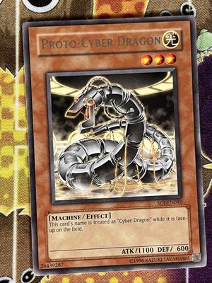 Yugioh Proto-Cyber Dragon SOI-EN010 Single-image