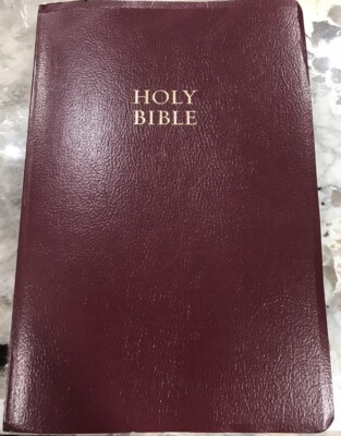 Holy Bible King James Version Giant Print Reference Edition Nelson 2003-image