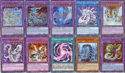 Yugioh Cyber Dragon Deck - Eternity Chimeratech Fortress Twin End Sieger-image