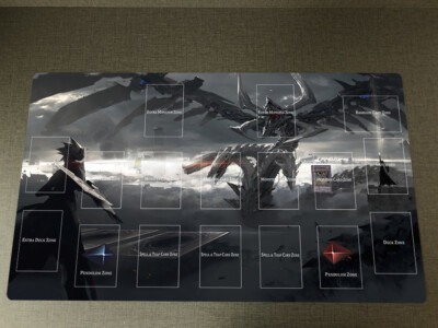 WVICM Duel Playmat Cyber End Dragon & Marufuji Ryou TCG CCG Pad Card Game Mat-image