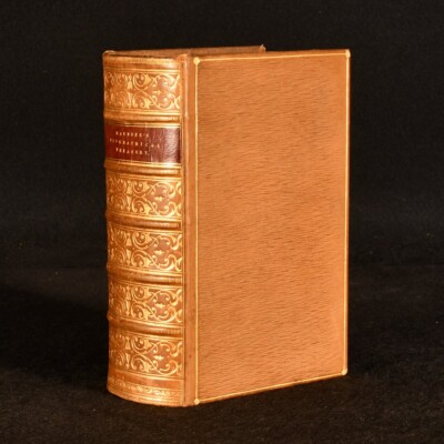 1876 The Biographical Treasury Samuel Maunder Straight Grain Morocco-image