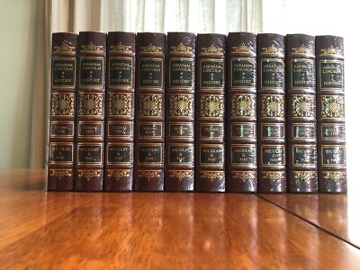  Easton Press ABRAHAM LINCOLN A HISTORY 10 Vols  Nicolay & Hay Brand New SEALED -image