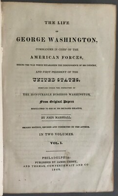 John Marshall   The Life of George Washington (2 Vols.)   James Crissy  1840 -image
