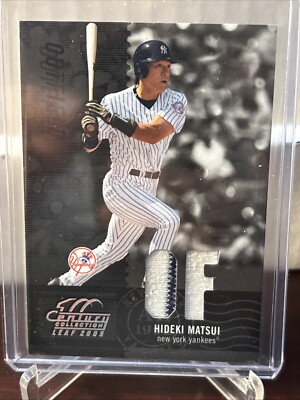 2005 Leaf Century Collection Materials Die-Cut Position 42/250 Hideki Matsui #55-image