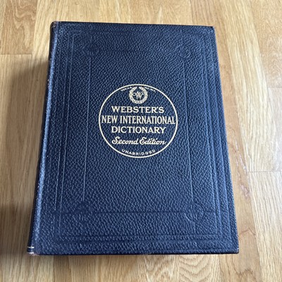 Webster's New International Dictionary Second Edition Unabridged 1957 Leather-image