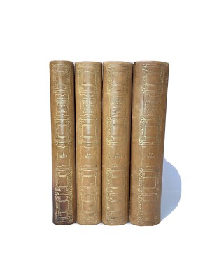 Danish Reference Books-4 Book Set, Illustrated Dated 1910-1912-Beautifull Décor -image