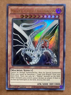 Malefic Cyber End Dragon 1st Edition GFP2-EN101 Ultra Rare LP-image