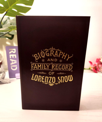 Biography and Family Record of Lorenzo Snow Leather LDS Mormon Employee Gift Ed-image
