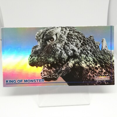 No.5 Godzilla Card WIDE COLLECTION King of MONSTER TOHO Movie AMADA 1996 Japan -image
