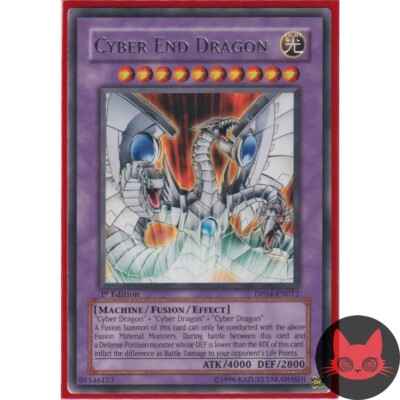 Yugioh Cyber End Dragon DP04-EN012 Rare 1st Edition LP-image