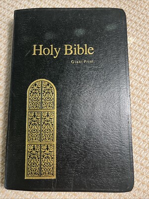 Holy Bible KJV Giant Print Reference Concordance Red Letter Nelson Regency 1976-image