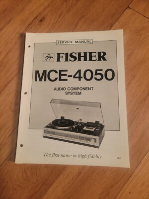 Fisher MCE 4050 Stereo System Service Manual-image