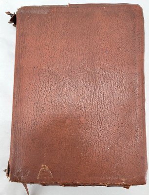 The New Chain Reference Bible Thompson Kirkbride Morocco Leather 1964 63rd print-image