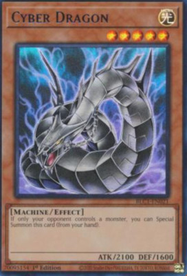 1X NM Cyber Dragon (Alt. Art) - BLC1-EN021 - Ultra Rare 1st Edition-image