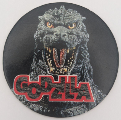 Godzilla 01 Godzilla New Cap Collection Menko Amada Card Toho 1995 Japanese A2-image
