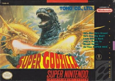 Super Godzilla (Super Nintendo SNES, 1993)   Rare-image