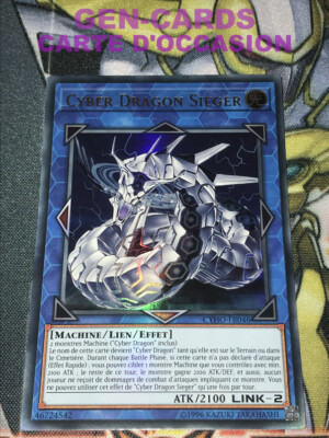 USED Yu Gi Oh Card CYBER DRAGON SIEGER CYHO-FR046 -image