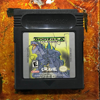 Godzilla: The Series Nintendo Gameboy Color Cleaned Tested Authentic Game Boy -image