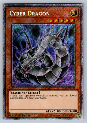 Cyber Dragon Yugioh RA03-EN155 Platinum Secret Rare PSR NM-image
