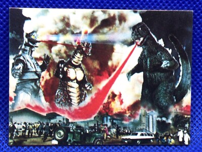 Terror of Mechagodzilla  Mini menko card 2.5 in No.143 TOHO 1970's Japanese F/S-image