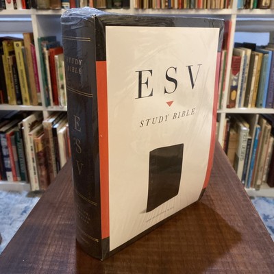 ESV Study Bible, Black Genuine Leather / Fine Binding - English Standard Version-image