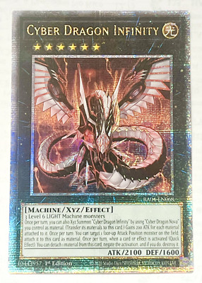 Cyber Dragon Infinity (Quarter Century Secret Rare) RA04-EN068 Quarter...-image