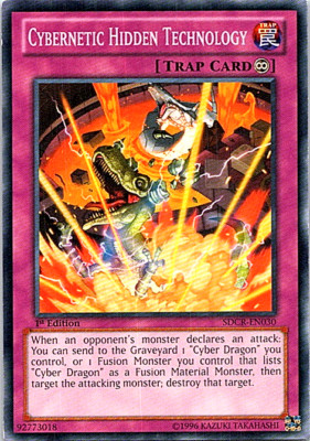 Cybernetic Hidden Technology SDCR-EN030 Yu-Gi-Oh! Light Play 1st Edition-image