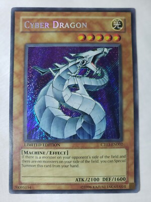 Yugioh Cyber Dragon Limited Edition CT03-EN002 Secret Rare NM-image
