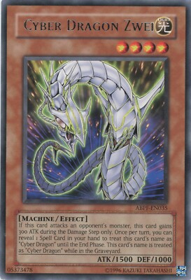 Yugioh Cyber Dragon Zwei ABPF-EN035  Rare  LP-image