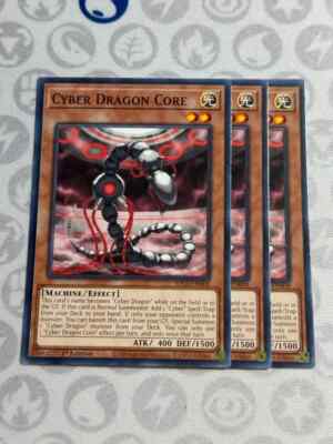 3x Cyber Dragon Core - SDCS-EN008 - Common (NM) - Yugioh Playset-image