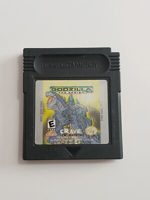 Godzilla: The Series Gameboy Nintendo 1999 Game Boy Color Cartridge only WORKING-image