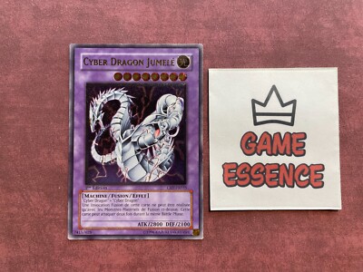Yu-Gi-Oh! Cyber Dragon Twin CRV-FR035 Ultimate Rare 1st Edition-image