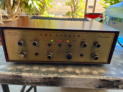 The Fisher Stereo master control amp X-202 RARE-image