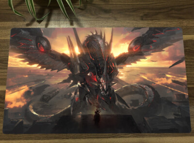 YGO Cyber Dragon Infinity TCG CCG Playmat Trading Card Game Mat Table Mat Pad-image