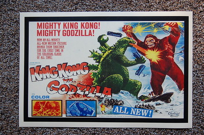 Godzilla vs. King Kong Lobby Card Movie Poster-image
