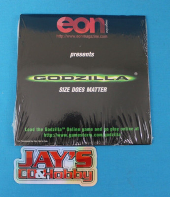 Godzilla 1998 EON Magazine CD-Rom Online Game Toho Taco Bell Sealed-image
