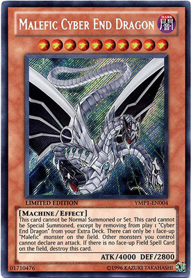 Malefic Cyber End Dragon - YMP1-EN004 - Secret Rare - Limited Edition x1 Moderat-image