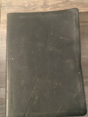 NASB Giant Print Reference Bible (Black Genuine Leather)-image