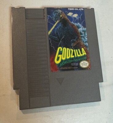 Godzilla: Monster of Monsters (Nintendo NES, 1989) Genuine OEM Authentic-image