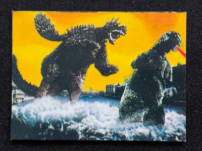 Godzilla Anguirus Mini Card Japanese TOHO TOEI Menko 2.6x1.9 Rare F/S K-image