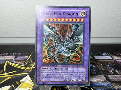 Yugioh Cyber End Dragon STON-ENSE1 Super Rare Limited Edition LP-image