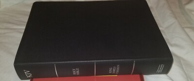 HOLMAN King James Version Bible-  Super Giant Print Reference - GENUINE LEATHER-image