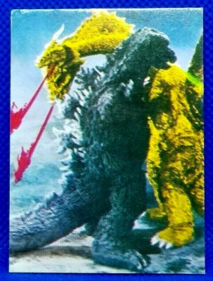 Godzilla King Ghidorah Yamakatsu Tokusatsu Card Kaiju Vintage Japan Toho Rare -image