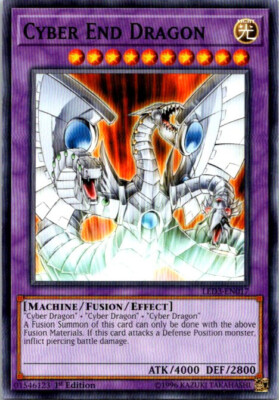 Cyber End Dragon LED3-EN017 Yu-Gi-Oh! Light Play 1st Edition-image