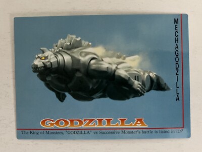 Godzilla King of Monsters trading card (Amada, 1995) #69, MechaGodzilla; ExNM-image