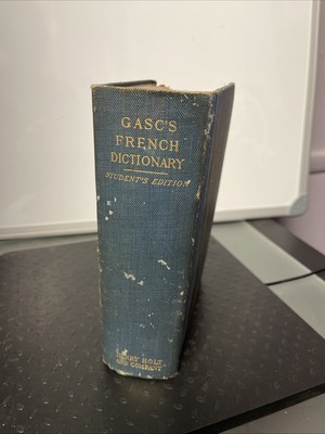 Ferdinand GASC's French Dictionary Student Edition 1876 Henry Holt-image