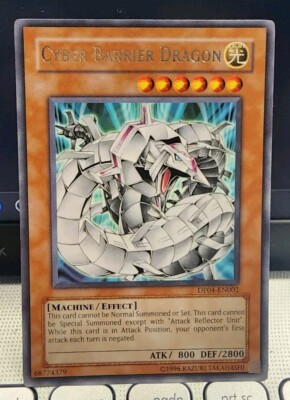 Yu-Gi-Oh! collector's Cyber Barrier Dragon DP04-EN002 (X2) +BONUS HOLO -image