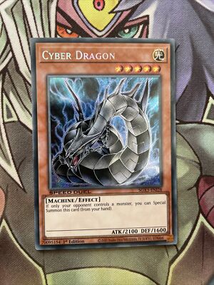 SGX3-ENI28 Cyber Dragon Common 1st Edition NM Yugioh Card-image